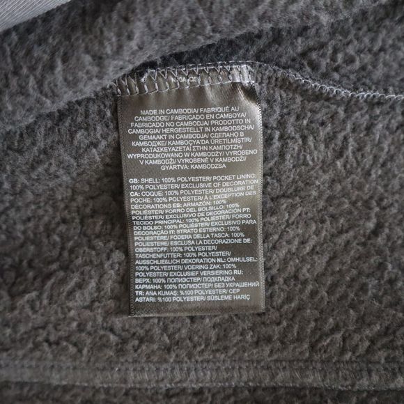 The North Face Women's Sz XL Dark Gray Heather Maggy Fleece Full Zip Sweater - Picture 5 of 12